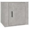 vidaXL Bedside Cabinet Set of 2 Concrete Grey Engineered Wood