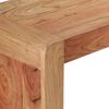 vidaXL Console Table Natural Wood Solid Acacia Wood 43.3 x 11.8 x 29.9 in