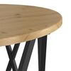 vidaXL Nesting Side Table 3 pcs Artisan Oak Engineered wood and steel