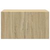 vidaXL Wall Cabinet Sonoma Oak Engineered Wood Medium Wall Cabinet