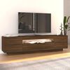 vidaXL TV Cabinet Brown Oak Engineered Wood Medium TV Cabinet