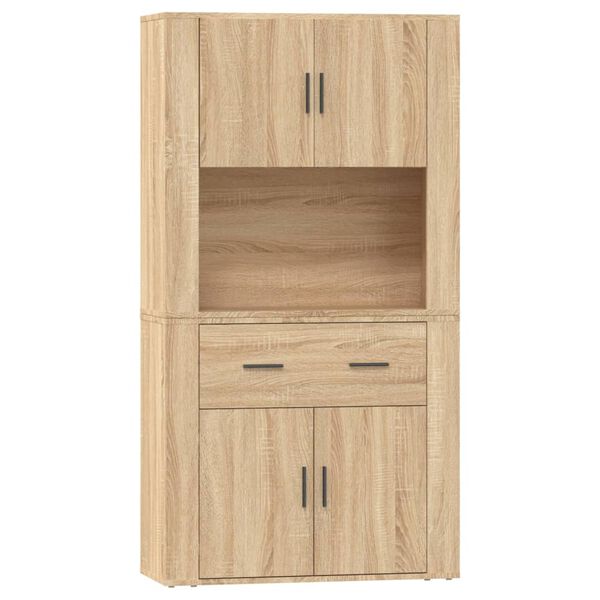 vidaXL Highboard Sonoma oak Engineered wood Large Highboard