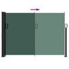 vidaXL Retractable Side Awning Dark Green