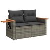 vidaXL Garden Sofa Set Grey