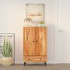 vidaXL Highboard 23.6"x13"x39.4" Solid Wood Acacia