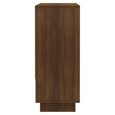 vidaXL Sideboard Brown Oak 38.2"x12.2"x29.5" Engineered Wood