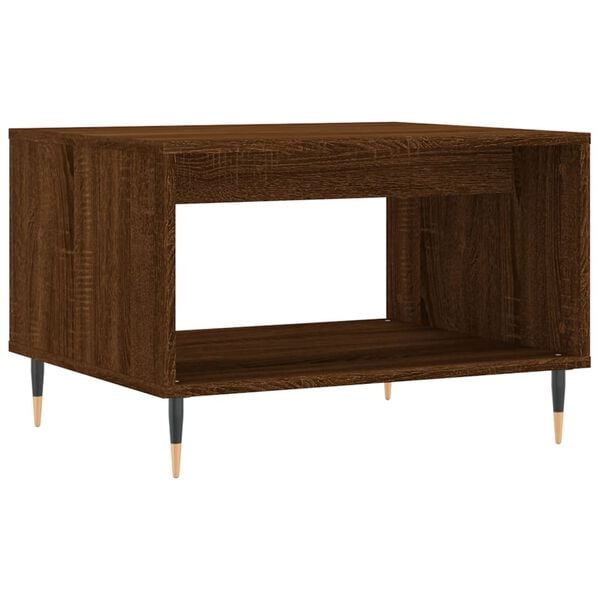 vidaXL Coffee Table Brown Oak Engineered Wood Medium Coffee Table