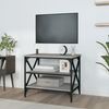 vidaXL TV Cabinet Grey Sonoma Engineered Wood 23.6 x 15.7 x 19.7 in