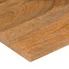 vidaXL Desk Top Brown Solid rough mango wood 35.4 x 19.7 in Durable