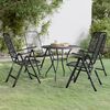 vidaXL Garden Dining Set Anthracite