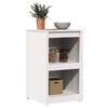 vidaXL Kitchen Cabinet White 21.65 x 21.65 x 36.22 in Solid Pine Wood