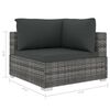 vidaXL Patio Lounge Set Set of 12 Gray