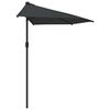 vidaXL Garden Parasol Anthracite Polyester Fabric 118.1 x 61.0 in