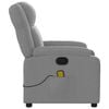 vidaXL Massage Recliner Chair Light grey