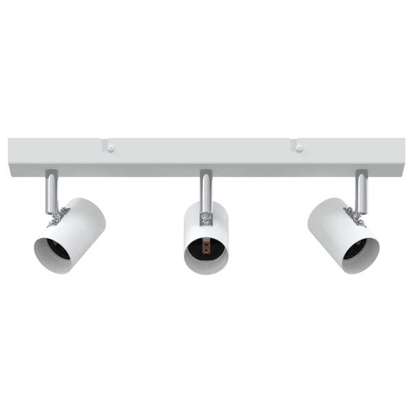 vidaXL Ceiling Spotlight White 14.96 x 2.56 x 4.53 in Metal
