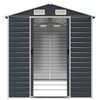 vidaXL Garden Shed Anthracite Galvanized Steel Large Garden Shed
