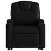 vidaXL Stand Up Massage Recliner Chair Black Faux leather, metal, plywood