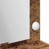vidaXL Dressing Table with Shelf Old Wood 39.37 x 16.14 x 53.15 in