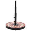 vidaXL Parasol Base Terracotta and White Powder-coated iron Medium