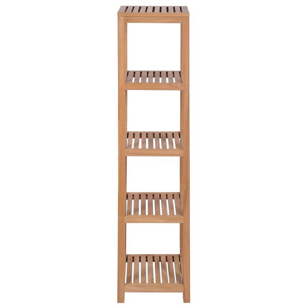 vidaXL Storage Rack Teak Teak wood Tall Storage Rack Square