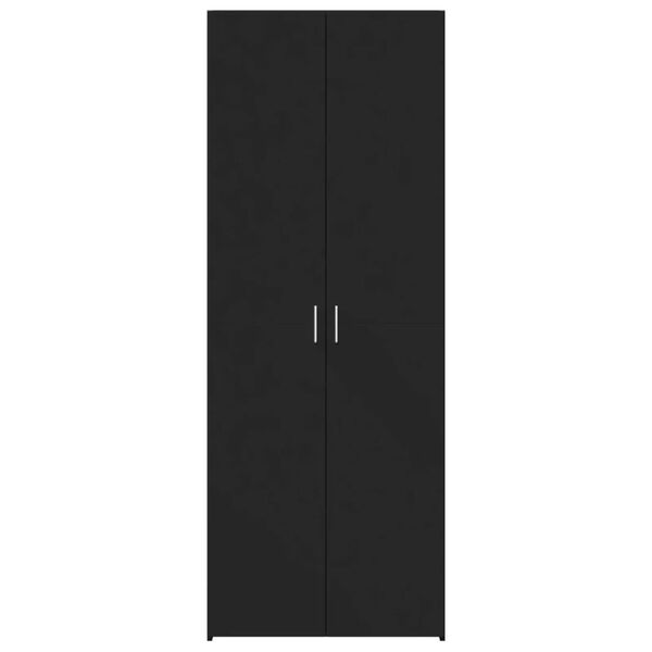 vidaXL Highboard Black 31.5"x16.7"x72.8" Engineered Wood