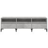 vidaXL TV Cabinet Concrete Grey Engineered Wood, Metal