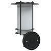 vidaXL Outdoor Wall Light Set of 2 Black