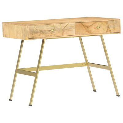 vidaXL Writing Desk with Drawers 39.4"x21.7"x29.5" Solid Mango Wood