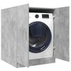 vidaXL Washing Machine Cabinet Concrete Gray 28"x28.1"x36"