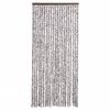 vidaXL Insect Curtain Brown and Beige 35.4x78.7" Chenille