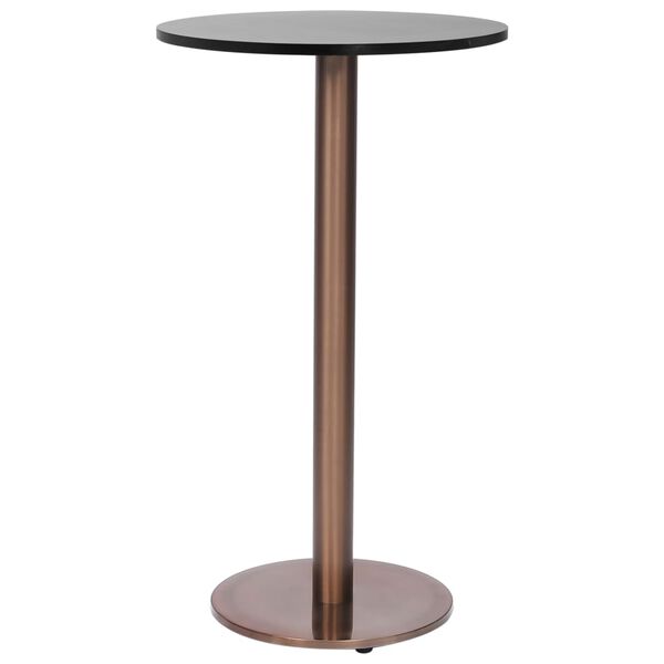 vidaXL Bistro Table Leg Gold Stainless Steel Single Industrial