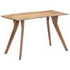 vidaXL Dining Table 47.2"x22.8"x29.9" Solid Acacia Wood