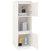 vidaXL Highboard White Solid pine wood Tall Highboard Rectangular