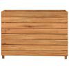 vidaXL Raised Bed Natural wood Recycled teak wood, steel Large