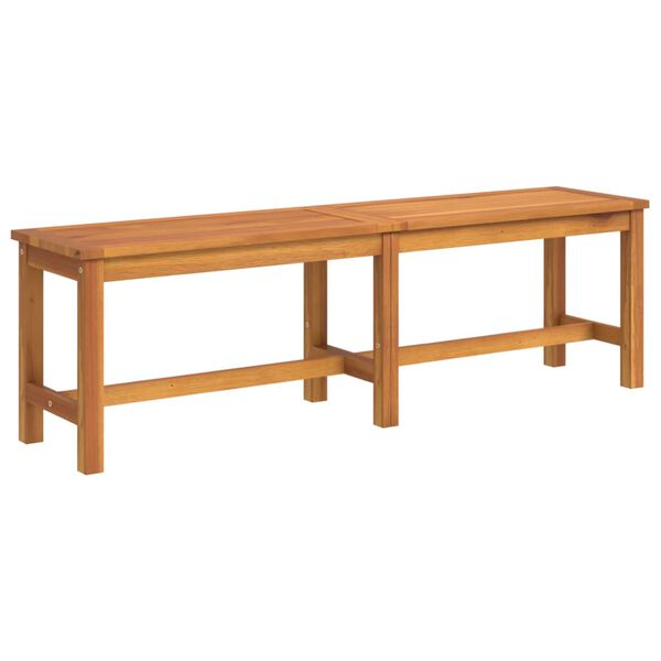 vidaXL Garden Bench Brown Solid acacia wood 59.1 in Durable