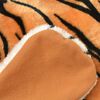 vidaXL Carpet Brown with tiger stripes Polyester 56.7 in x 30.7 in Rug
