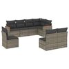 vidaXL Garden Sofa Set Grey