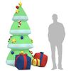 vidaXL Inflatable Christmas Tree Colorful