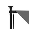 vidaXL Retractable Awning Anthracite 157.5"x59.1" Fabric and Steel