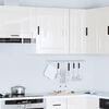 vidaXL Kitchen Wall Cabinet High gloss white Engineered wood Medium