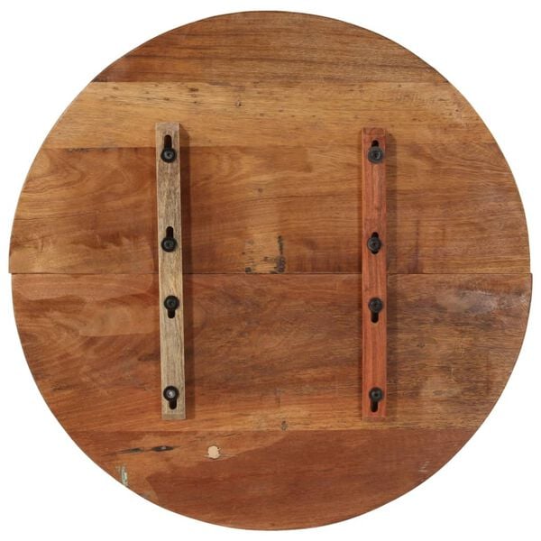 vidaXL Round Table Top 27.6" 0.98"-1.06" Solid Reclaimed Wood