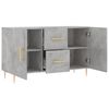 vidaXL Sideboard Sideboard Rectangular Modern Buffet 2 Doors