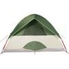 vidaXL Camping Tent Dome 4-Person Green Waterproof