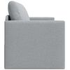 vidaXL Sofa Bed Light Grey 48.82 x 27.95 x 30.71 in Velvet