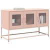 vidaXL TV Cabinet Pink Cold-rolled Steel Small TV Cabinet Rectangular