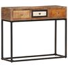 vidaXL Console Table Mixed shades of reclaimed wood