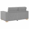 vidaXL Sofa 3 pcs Cloud Grey Linen-blend Fabric