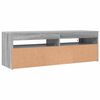 vidaXL TV Cabinet Grey Sonoma Engineered Wood Medium TV Cabinet