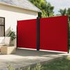 vidaXL Retractable Side Awning Red
