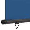 vidaXL Balcony Side Awning Blue Steel, aluminum, fabric (100% polyester)